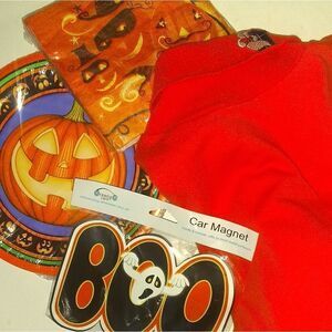 Halloween Turtleneck & Decor "BOO" Bundle